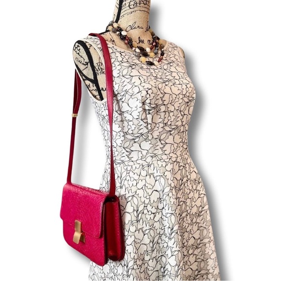 Celine Classic Box Medium Exotic Leather, Gold-tone Hardware - Picture 2 of 3